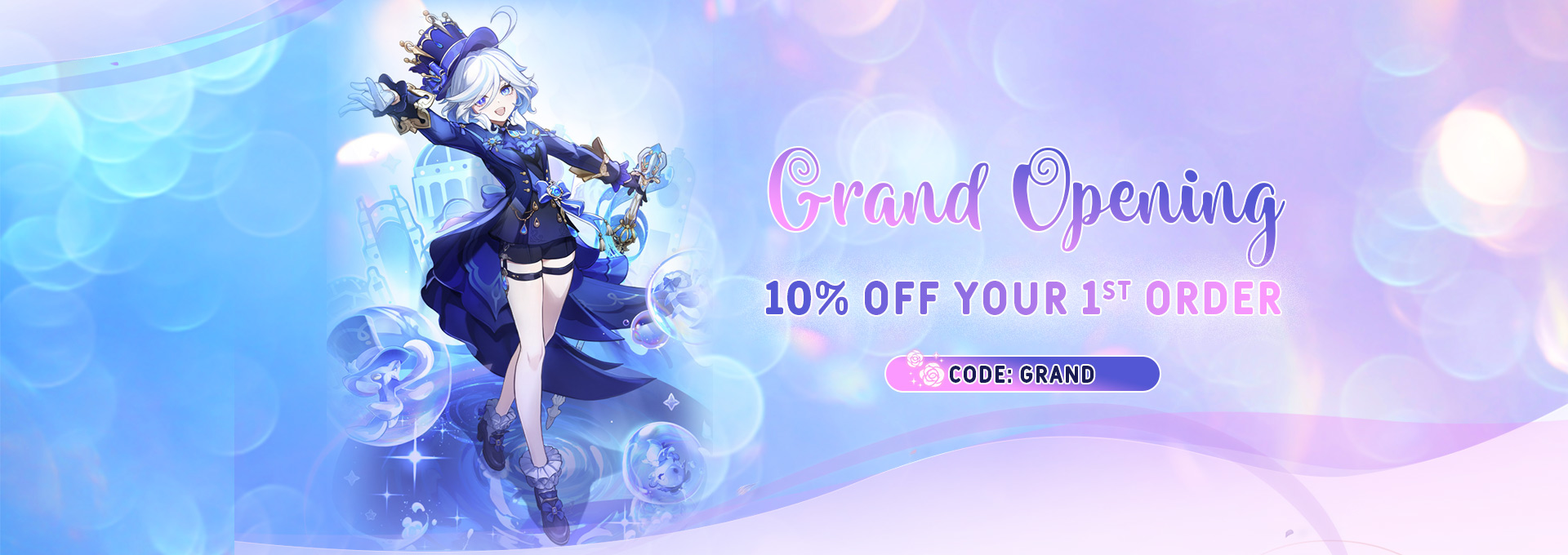 10% off your 1st order