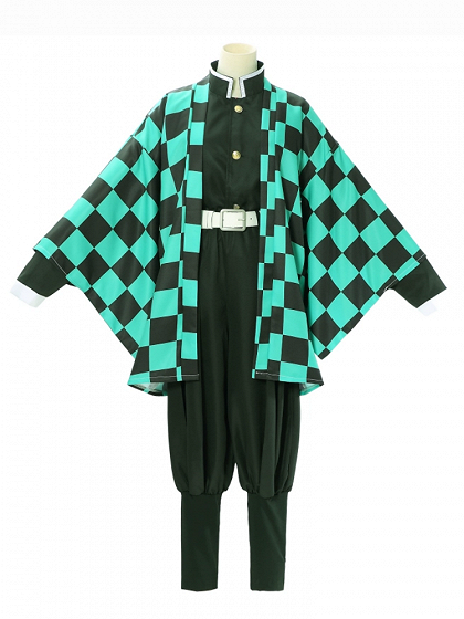 Demon Slayer: Kimetsu no Yaiba Tanjiro Kamado Cosplay Costume