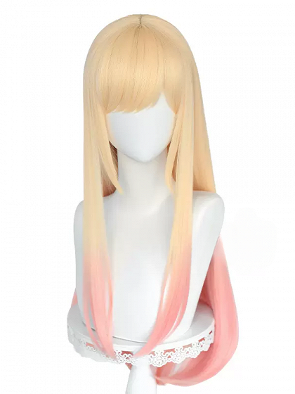 My Dress-Up Darling Marin Kitagawa Golden to Pink Ombre Cosplay Wig