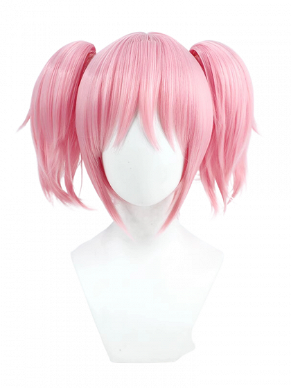 Puella Magi Madoka Magica Madoka Kaname Pink Cosplay Wig