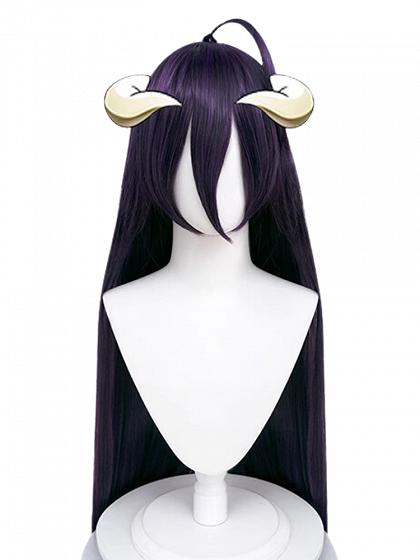 Overlord Albedo Dark Purple Cosplay Wig