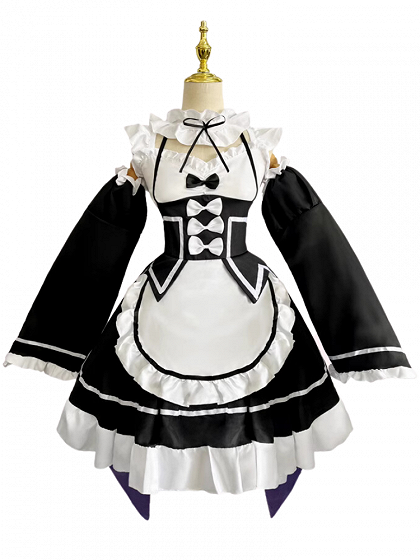 Re:Zero − Starting Life in Another World Rem Maid Cosplay Costume