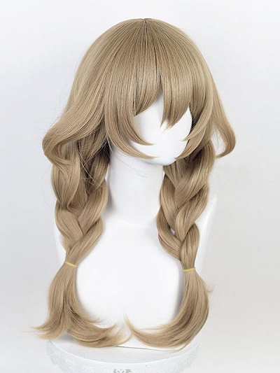 原神 リサ・A・ソブリケット・アンダーシェード 亜麻仁 コスプレウィッグ