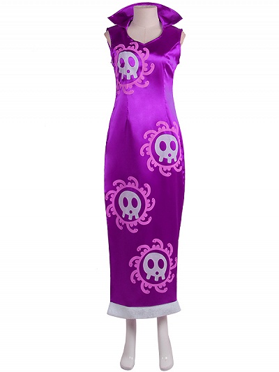 ワンピースボア・ハンコック紫袍コスプレ衣装