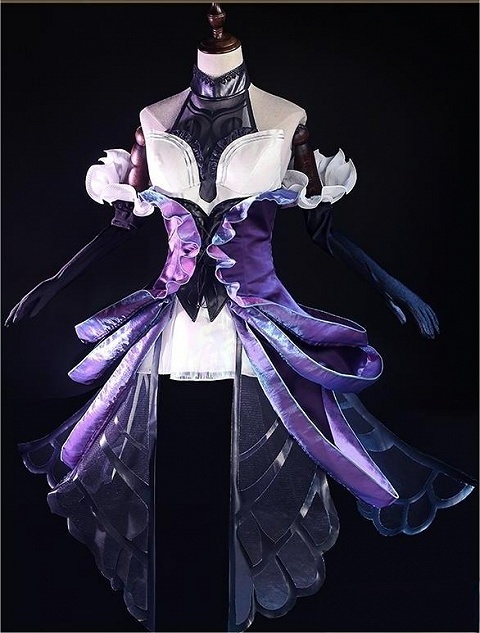 League of Legends Withered Rose Syndra Cosplay Costume 