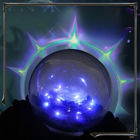 League of Legends Withered Rose Syndra Cosplay Magic Ball