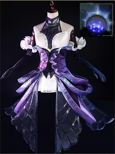 League of Legends Withered Rose Syndra Cosplay Magic Ball