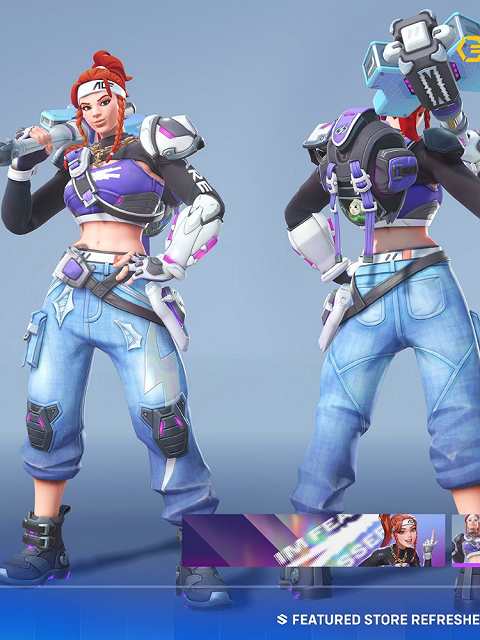 【先行販売】$5デポジット=$10クーポン オーバーウォッチ LE SSERAFIM X オーバーウォッチ 2 ブリギッテ コスプレ衣装