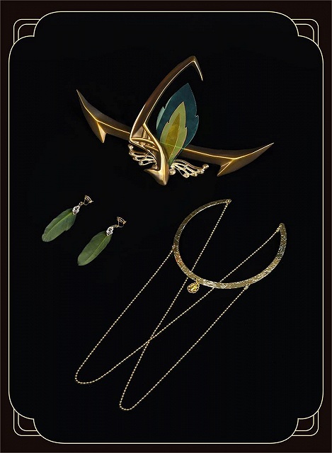 League of Legends Graceful Phoenix Seraphine Cosplay Headwear Set