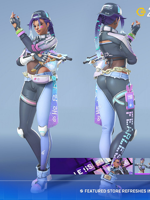 【先行販売】$5デポジット=$10クーポン オーバーウォッチ LE SSERAFIM X オーバーウォッチ 2 ソンブラ コスプレ衣装