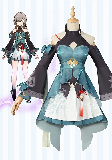Honkai: Star Rail Qingque Cosplay Costume