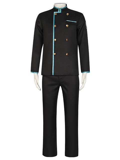 Blue Lock Rin Itoshi High School Uniform DK Embroidery Logo Cosplay Costume