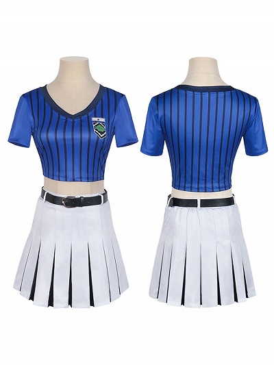 Blue Lock Anri Teieri Cheerleader  Cosplay Costume