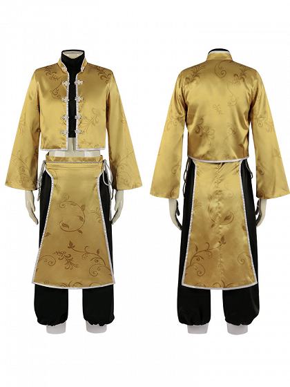 Blue Lock Meguru Bachira Chinese Kung Fu Cosplay Costume