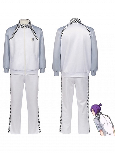 Blue Lock White Sportswear School Uniform Suit Cosplay Costume 