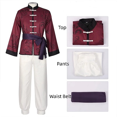 Blue Lock Sae Itoshi Chinese  Kung Fu Tang Suit Cosplay Costume