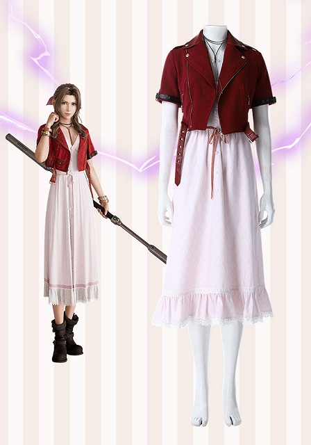 ファイナルファンタジー VII エアリス・ゲインズブール コスプレ衣装