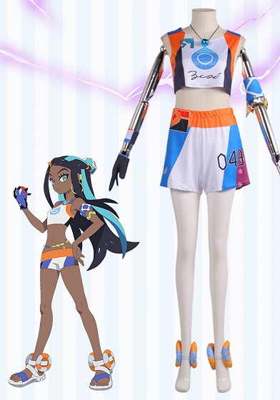 Pokemon Sword and Shield Nessa Cosplay Costume