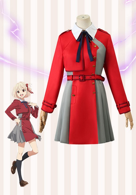 Lycoris Recoil Chisato Nishikigi Cosplay Costume