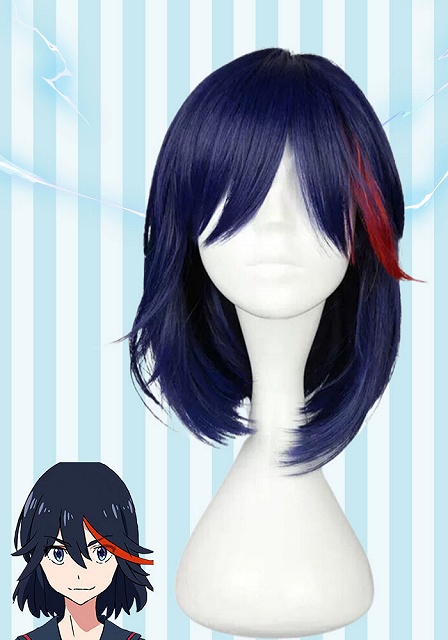 Kill la Kill Ryuko Matoi Dark Blue Cosplay Wig