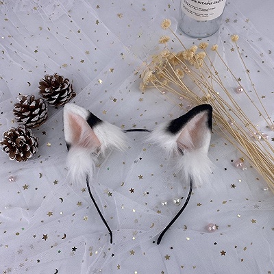 Handmade Faux Fur Cat Ears KC  