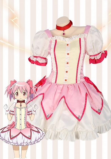 Puella Magi Madoka Magica  Madoka Kaname Cosplay Costume
