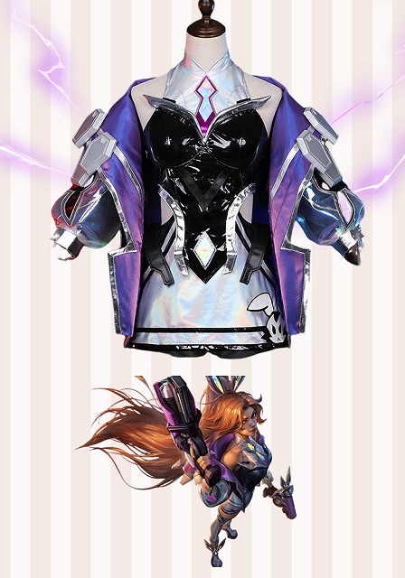 League of Legends Battle Bunny Miss Fortune Cosplay Costume 