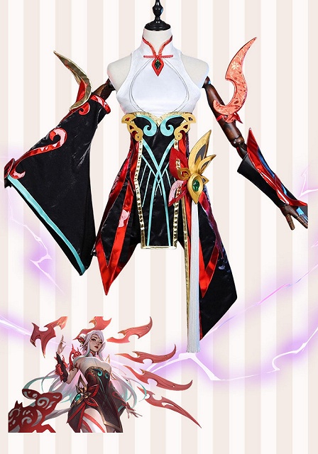 League of Legends Mythmaker Irelia Cosplay Costume 