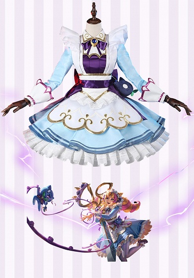 リーグ・オブ・レジェンド カフェキューティーズ グウェン コスプレコスチューム