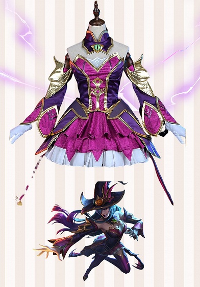 リーグ・オブ・レジェンド 妖艶シンドラ コスプレコスチューム