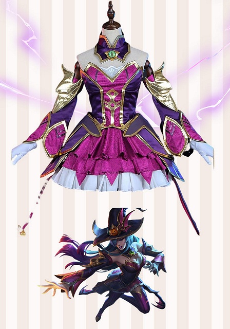 League of Legends Bewitching Syndra Cosplay Costume 