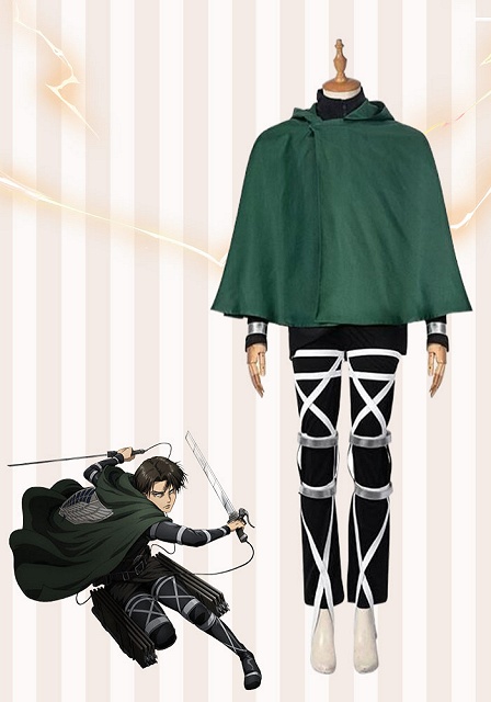 Attack on Titan Shingeki No Kyojin Final Season Levi Ackerman Cosplay Costume