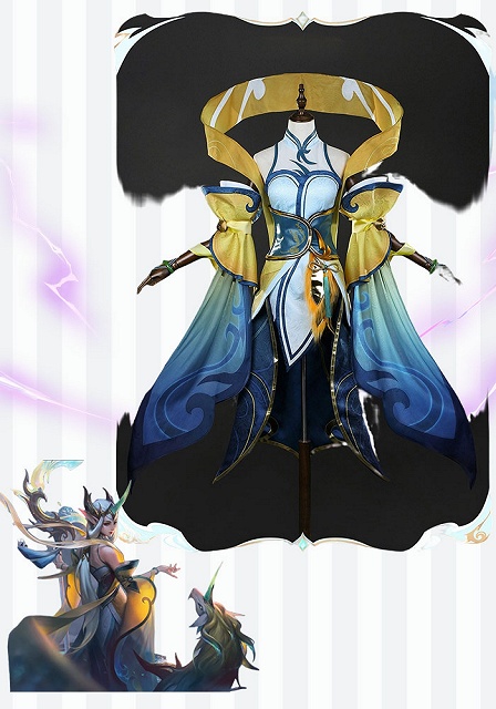 League of Legends Immortal Journey Soraka Cosplay Costume 