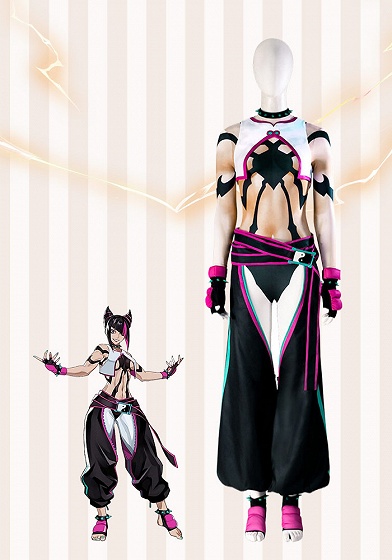 Street Fighter VI 6 Juri Han Cosplay Costume