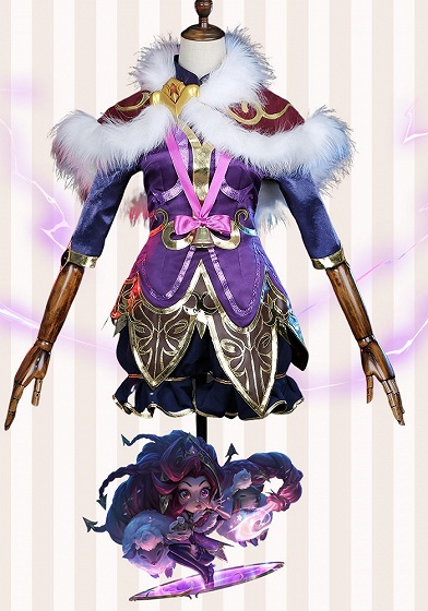 リーグ・オブ・レジェンド ウィンターブレスド・ゾーイ コスプレコスチューム