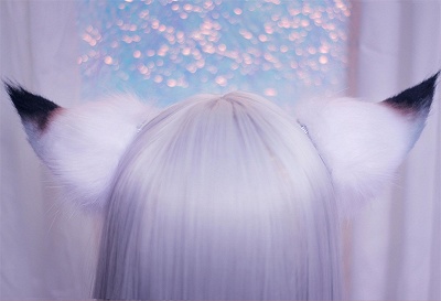 Handmade Faux Fur Arknights Lappland Ears KC