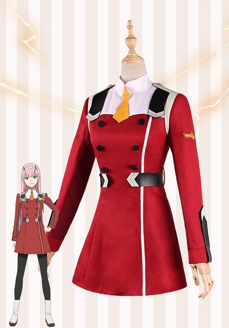 Darling in the Franxx Zero Two 02 Cosplay Costume