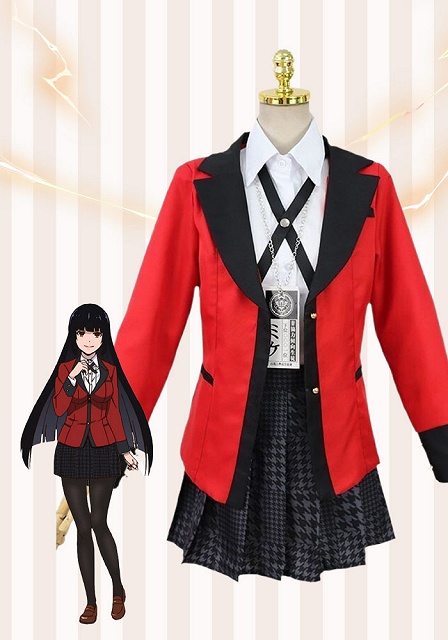 Kakegurui Yumeko Jabami Cosplay Costume