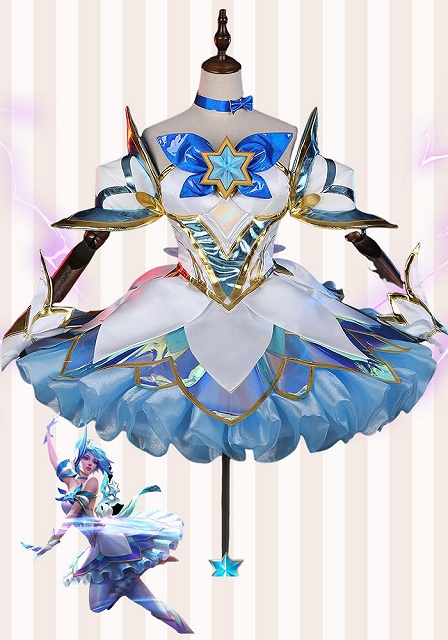 League of Legends Star Guardian Orianna Cosplay Costume 