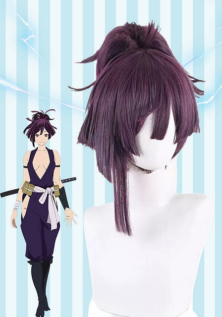 Hell's Paradise: Jigokuraku Yuzuriha Purple Cosplay Wig
