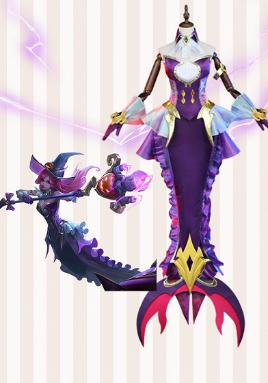 リーグ・オブ・レジェンド 魅惑のナミ コスプレ衣装 ハロウィンスキン