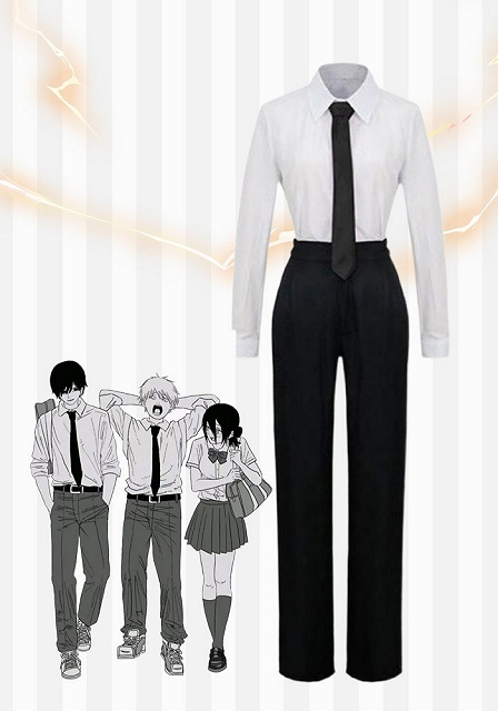 Chainsaw Man Denji Cosplay Costume 