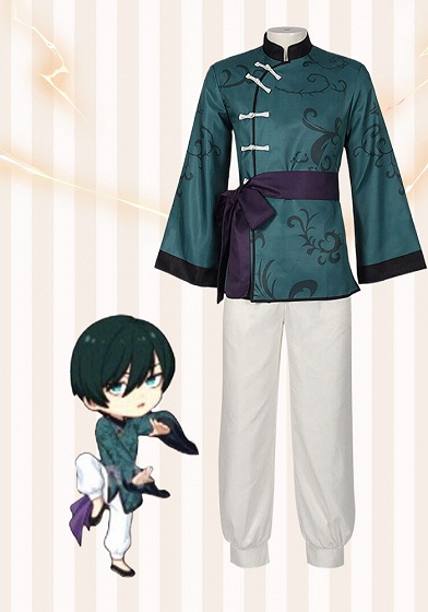 Blue Lock Rin Itoshi Chinese Kung Fu Tang Suit Cosplay Costume