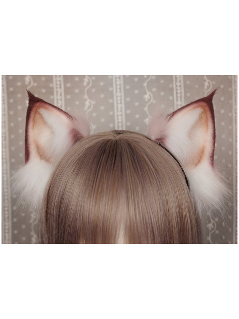 Handmade Faux Fur Maine Coon Cat Ears KC