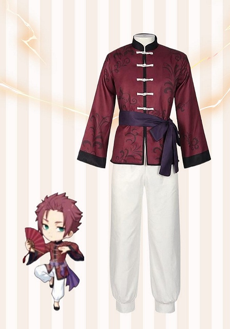 Blue Lock Sae Itoshi Chinese  Kung Fu Tang Suit Cosplay Costume
