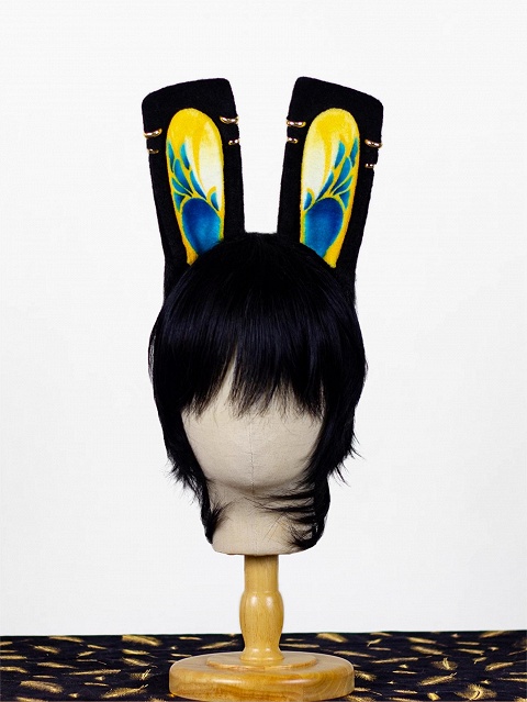 Handmade Faux Fur Egyptian Mythology Set Ears KC