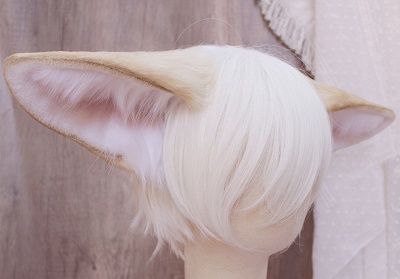 Handmade Faux Fur Arknights Suzuran Ears KC