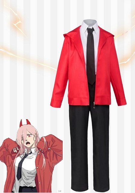 Chainsaw Man Power Red Verison Cosplay Costume 