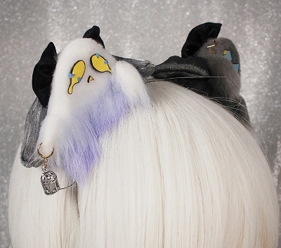 Handmade  Halloween Ghost Ears KC