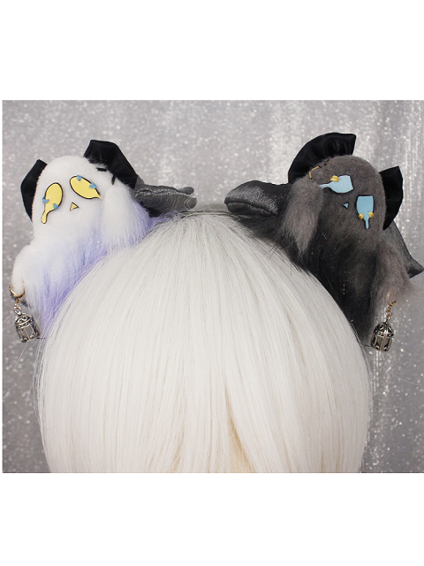 Handmade  Halloween Ghost Ears KC